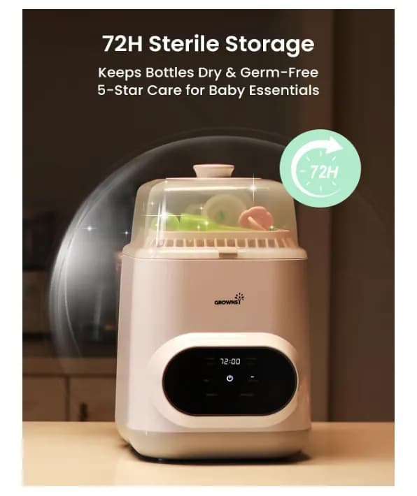 Clearance Deal | GROWNSY EaseClean All-in-One Bottle Washer, Sterilizer & Dryer – New